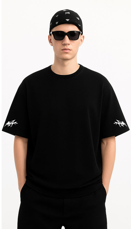 The Cryptic Tee - Midnight Black