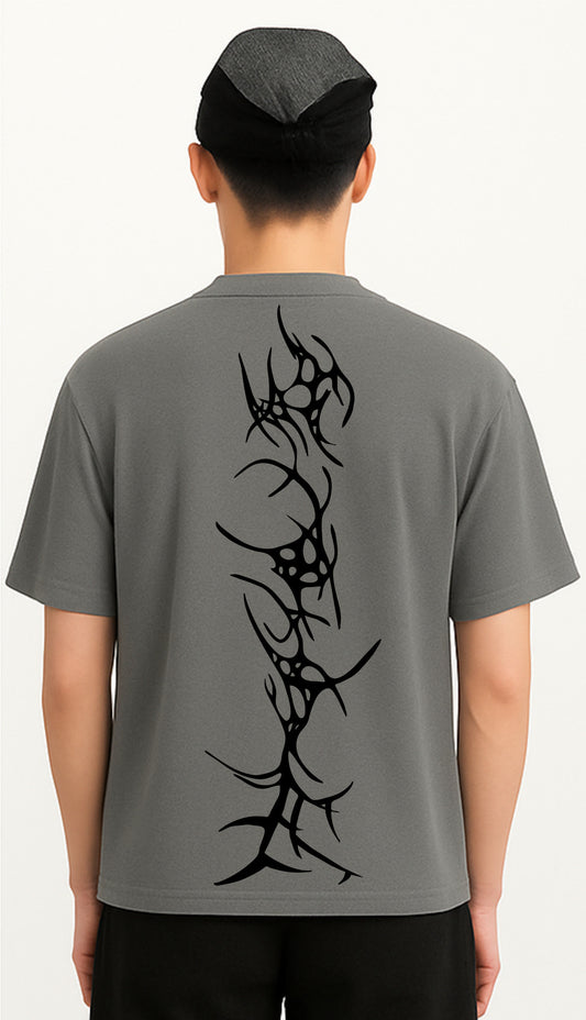 The Oblivion Tee - Metallic Grey