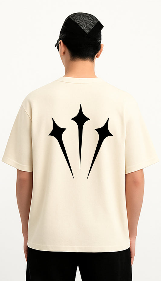 The StarLust Tee - Cream White