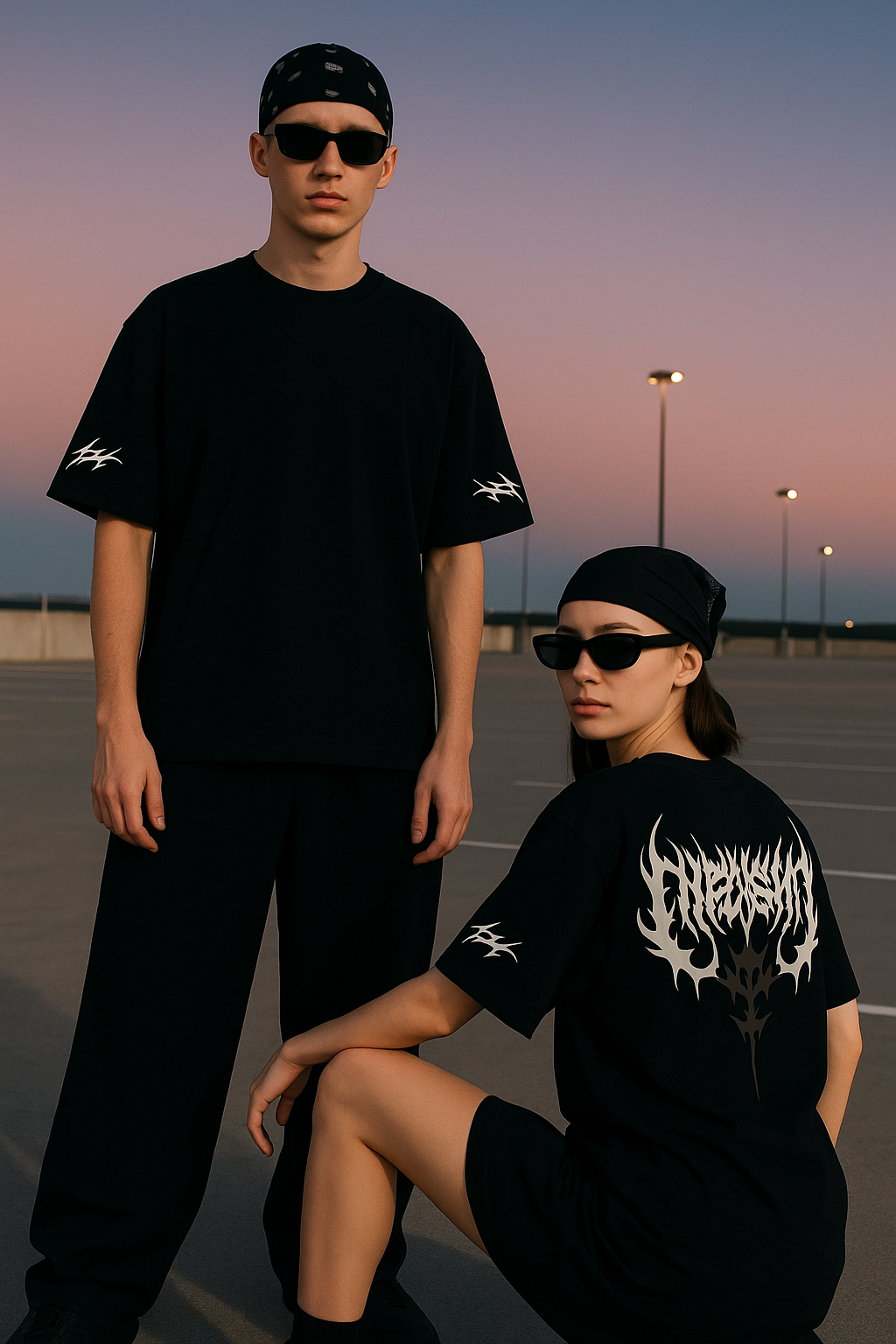 The Cryptic Tee - Midnight Black