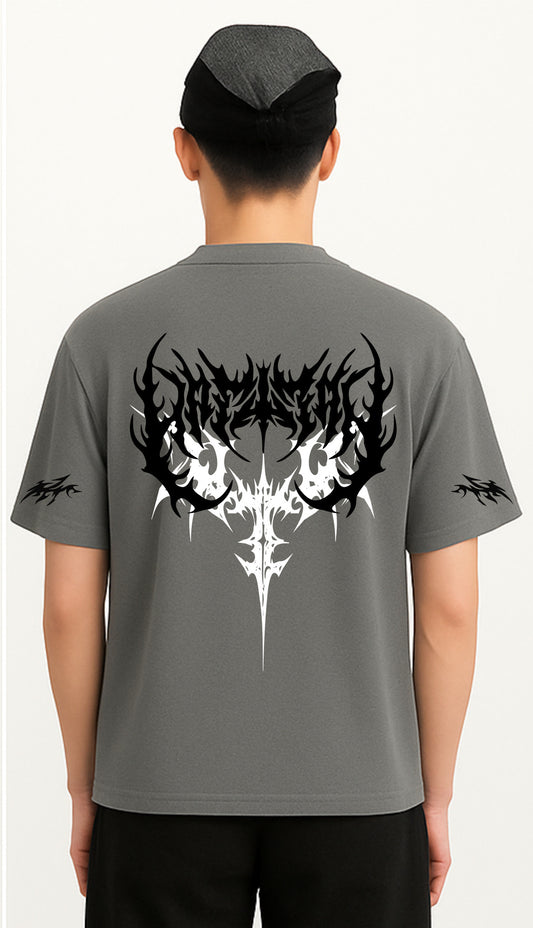 The Cryptic Tee - Metallic Grey