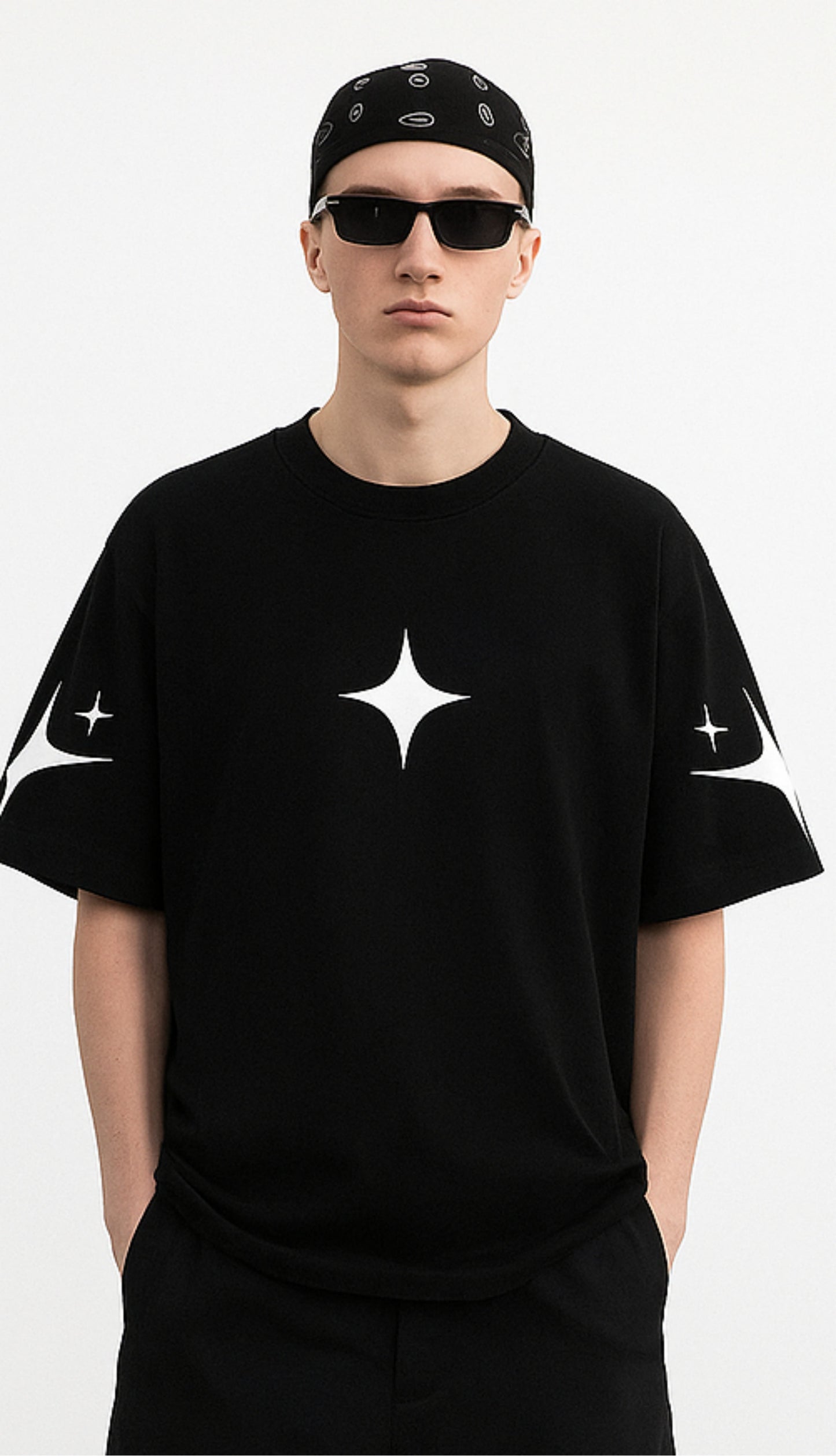 The StarLust Tee - Midnight Black
