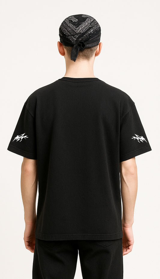 The Synrun Tee - Midnight Black