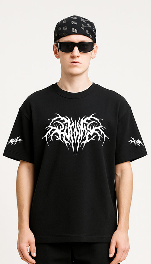 The Synrun Tee - Midnight Black