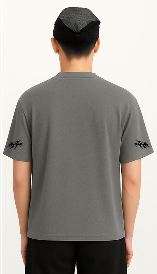 The Synrun Tee - Metallic Grey