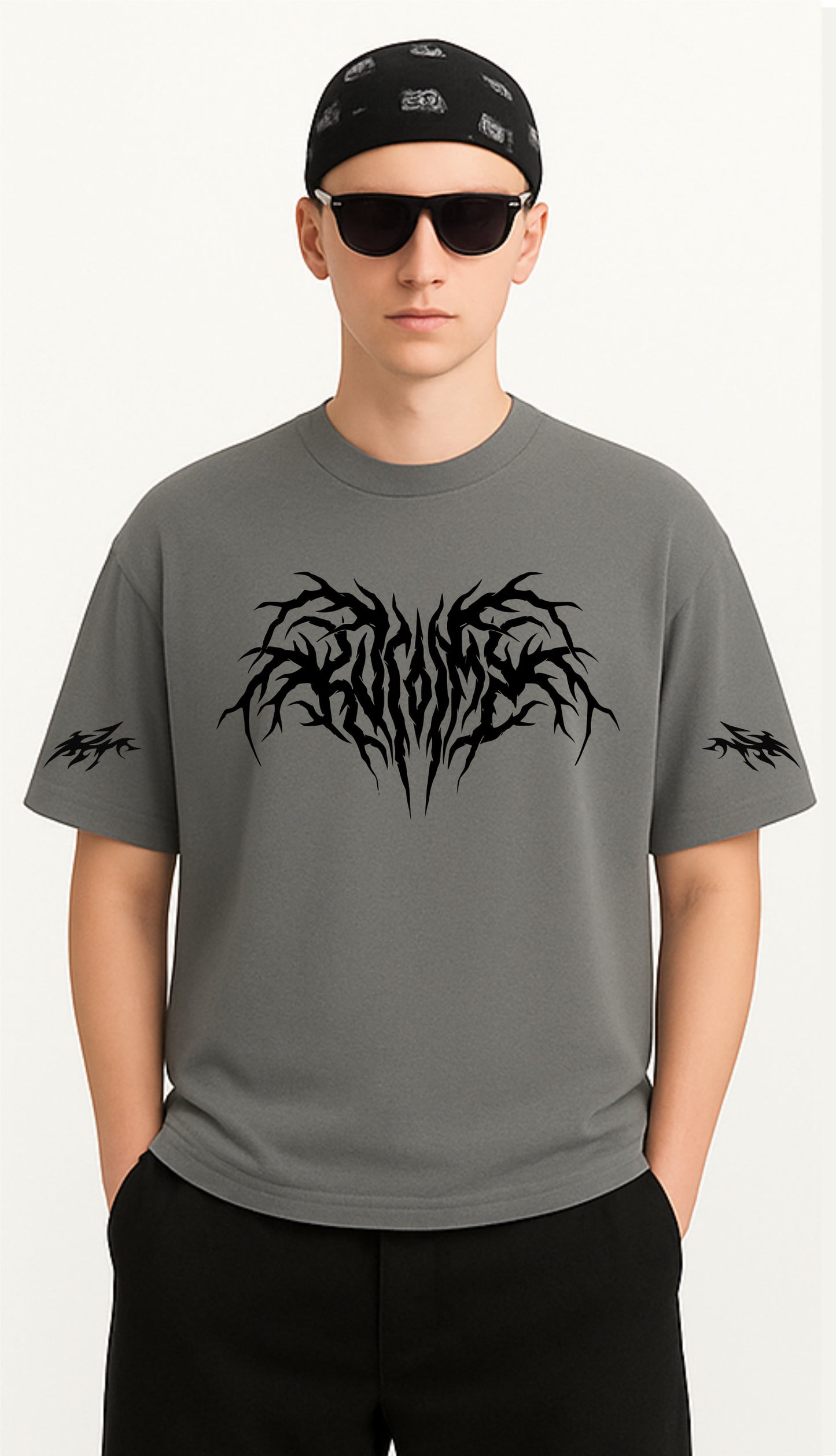 The Synrun Tee - Metallic Grey