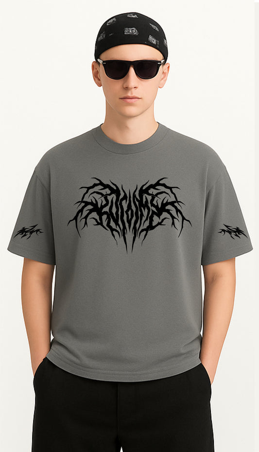 The Synrun Tee - Metallic Grey